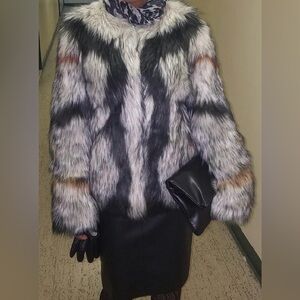 Women's Bar lll Faux Fur Jacket. Size S